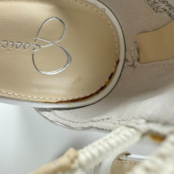 Jessica Simpson JS-Stassey-B White Matte Satin Bridal Heels 9.5 M - Picture 9 of 16